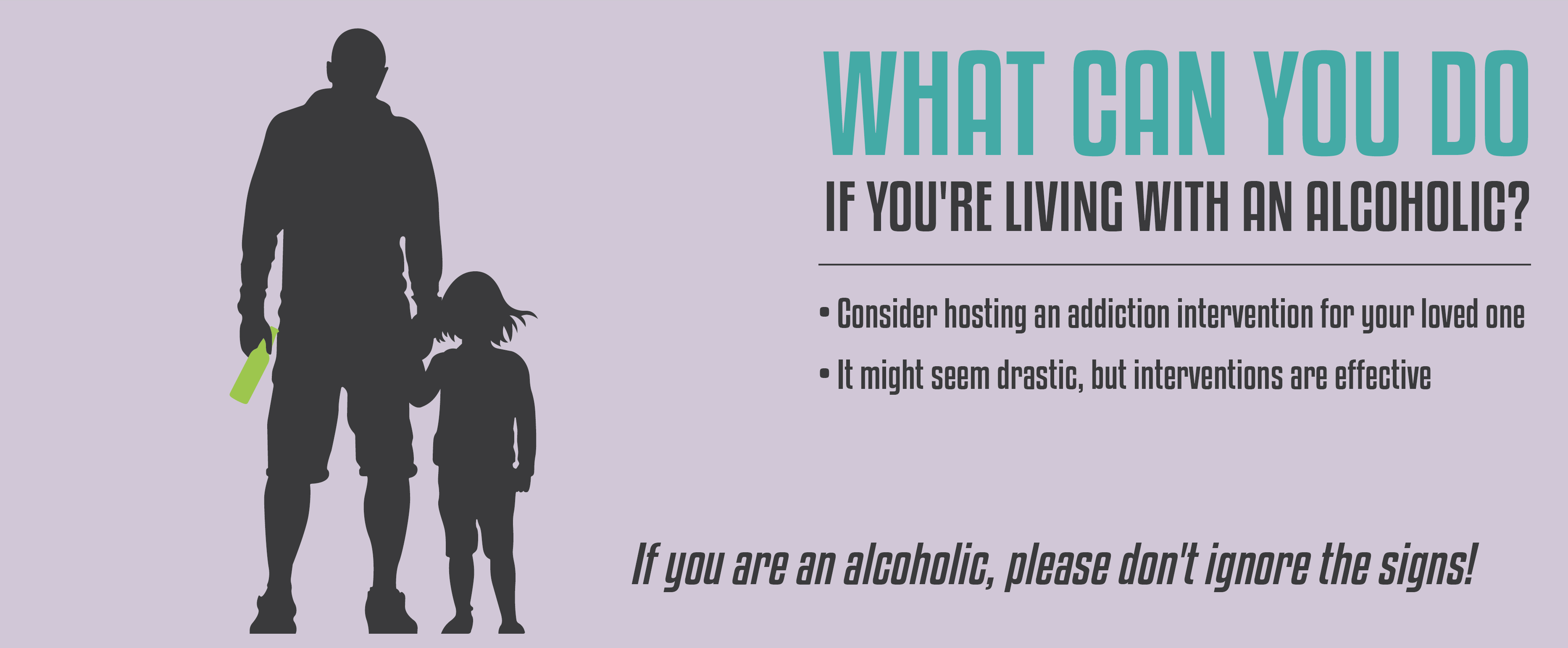 What Can You do if You're Living With an Alcoholic?